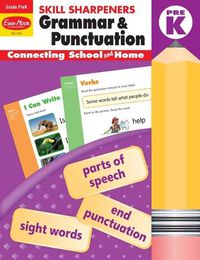 Cover image for Skill Sharpeners: Grammar & Punctuation, Prek Workbook