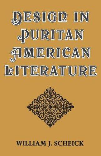 Cover image for Design in Puritan American Literature