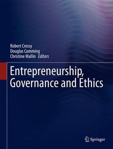 Cover image for Entrepreneurship, Governance and Ethics