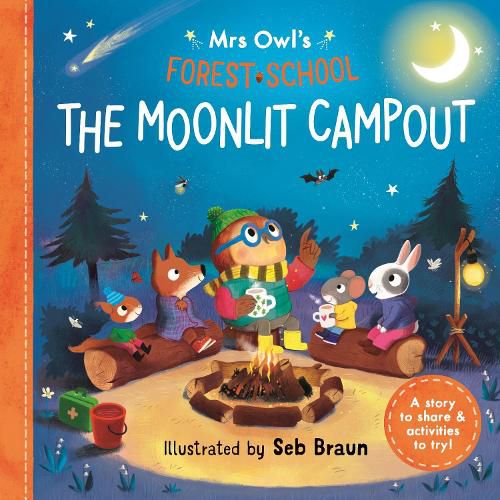 Cover image for Mrs Owl's Forest School: The Moonlit Campout