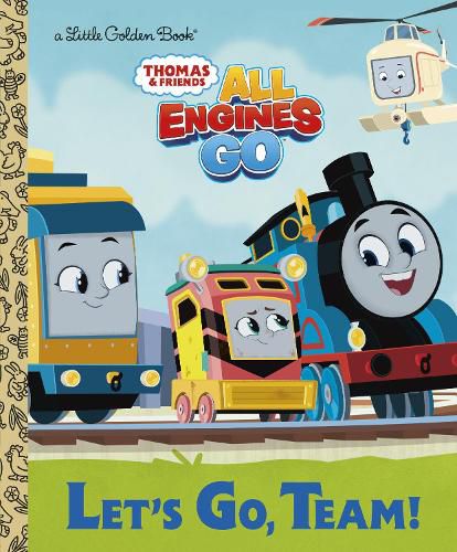 Cover image for All Engines Go Little Golden Book (Thomas & Friends: All Engines Go)