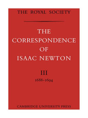 Cover image for The Correspondence of Isaac Newton