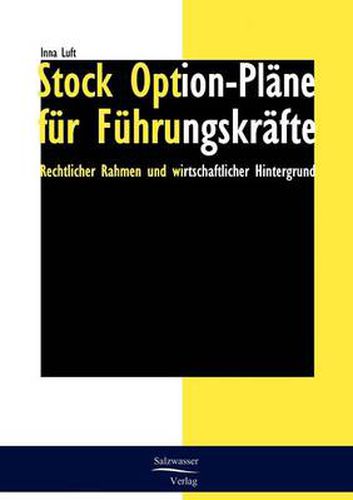 Cover image for Stock Option-Plane fur Fuhrungskrafte