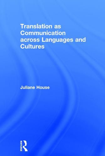 Cover image for Translation as Communication across Languages and Cultures