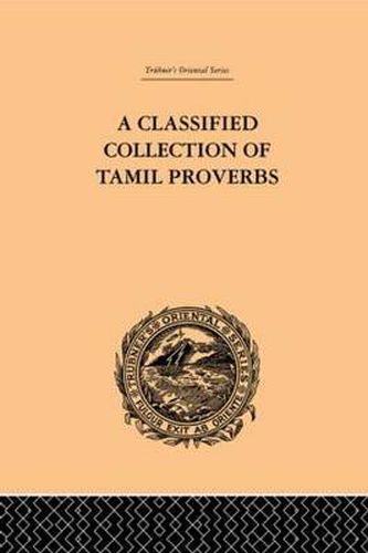 Cover image for A Classical Collection of Tamil Proverbs