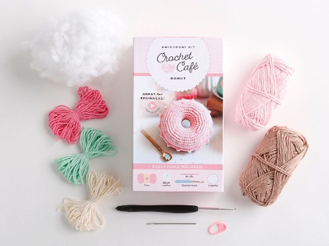 Cover image for Crochet Cafe Amigurumi Kit Donut