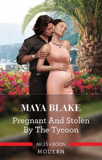 Cover image for Pregnant and Stolen by the Tycoon [Large Print]