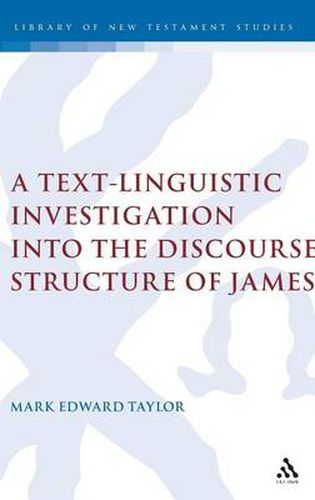 Cover image for A Text-Linguistic Investigation into the Discourse Structure of James