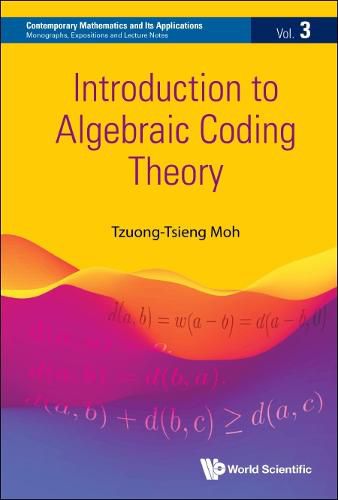 Cover image for Introduction To Algebraic Coding Theory