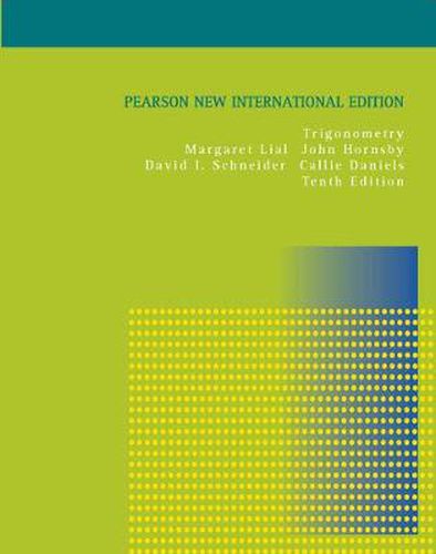 Cover image for Trigonometry: Pearson New International Edition