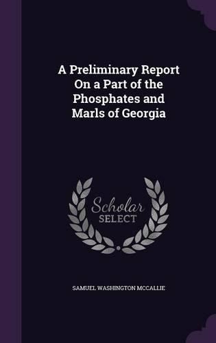 Cover image for A Preliminary Report on a Part of the Phosphates and Marls of Georgia