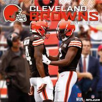 Cover image for Cleveland Browns 2025 12x12 Team Wall Calendar