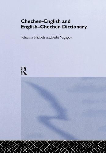 Cover image for Chechen-English and English-Chechen Dictionary