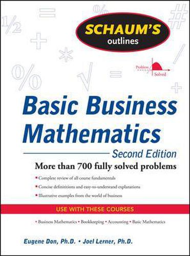 Cover image for Schaum's Outline of Basic Business Mathematics, 2ed