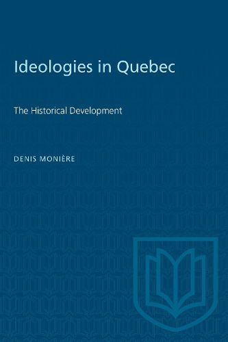 Cover image for Development of Ideologies in Quebec