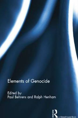 Cover image for Elements of Genocide