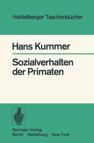 Cover image for Sozialverhalten der Primaten