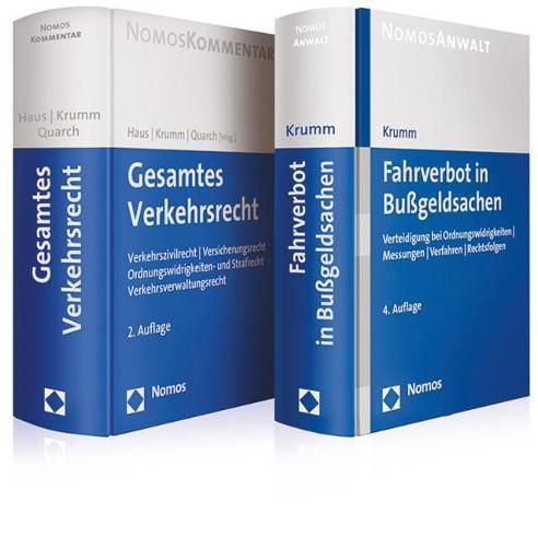 Cover image for Paket Verkehrsrecht 2017: Gesamtes Verkehrsrecht + Fahrverbot in Bussgeldsachen