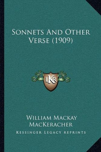 Cover image for Sonnets and Other Verse (1909)