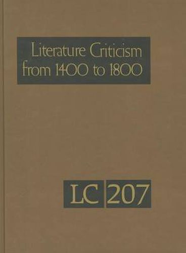 Cover image for Literature Criticism from 1400 to 1800