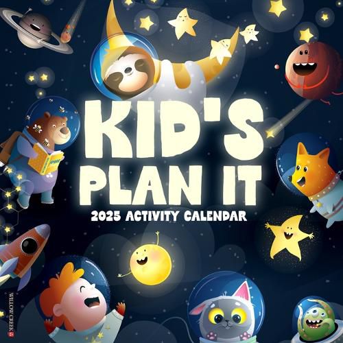 Kid's Plan It - Activity 2025 12 X 12 Wall Calendar