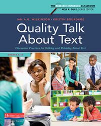 Cover image for Quality Talk About Text: Research-Based Practices for Learning and Thinking About Text Through Talk