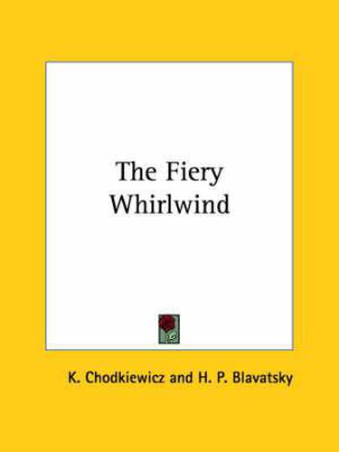 Cover image for The Fiery Whirlwind