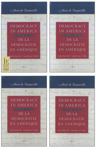 Cover image for Democracy in America: 4-Volume Set: Bilingual Edition
