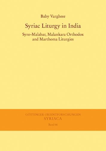 Cover image for Syriac Liturgy in India