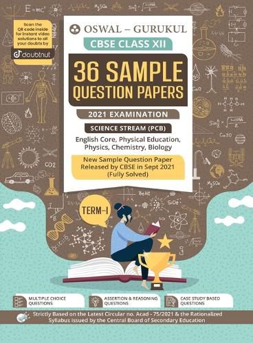 Cover image for 36 Sample Question Papers Science Stream (PCB): CBSE Class 12 for Term-I November 2021 Examination