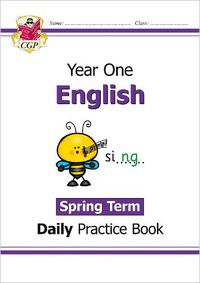 Cover image for KS1 English Daily Practice Book: Year 1 - Spring Term