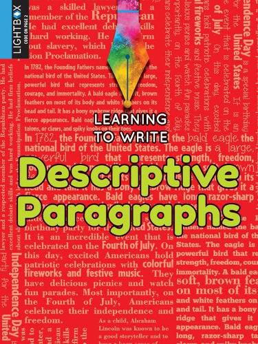 Cover image for Descriptive Paragraphs