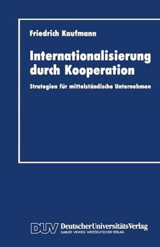 Cover image for Internationalisierung Durch Kooperation