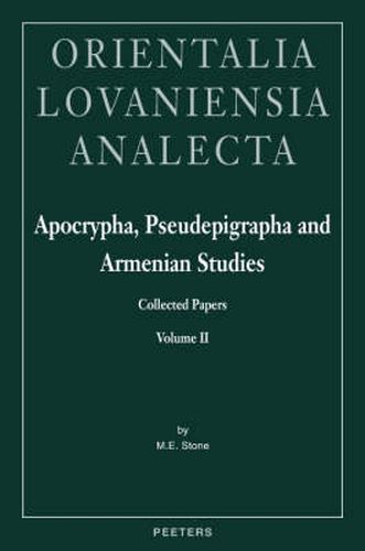 Cover image for Apocrypha, Pseudepigrapha and Armenian Studies: Collected Papers