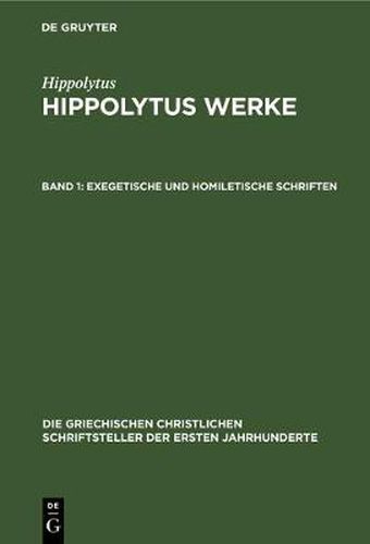Cover image for Exegetische Und Homiletische Schriften