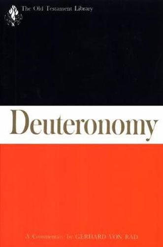 Cover image for Deuteronomy: A commentary