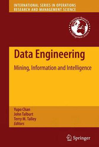 Cover image for Data Engineering: Mining, Information and Intelligence