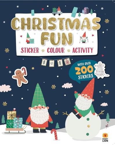 Cover image for Christmas Color, Paint & Sticker: Christmas Fun