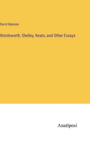 Cover image for Wordsworth, Shelley, Keats, and Other Essays
