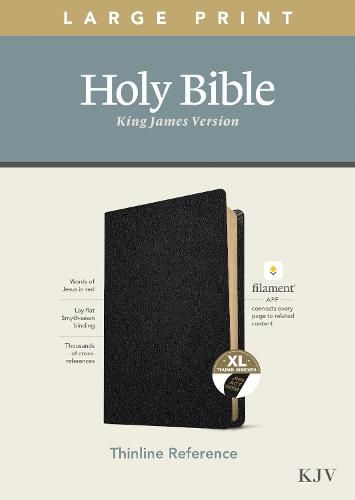 Cover image for KJV Large Print Thinline Reference Bible, Filament Enabled E