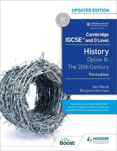 Cover image for Cambridge IGCSE and O Level History 3rd Edition: Option B: The 20th century