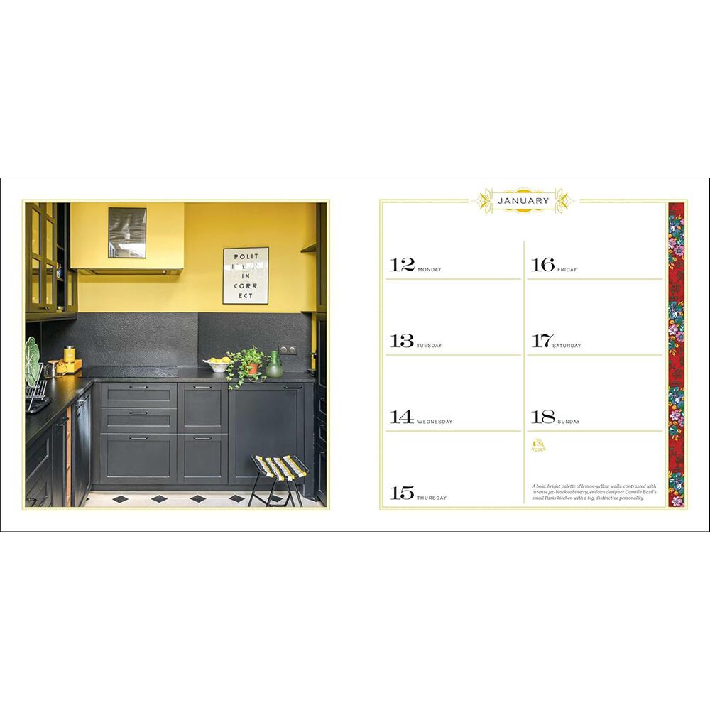 French Country Diary 12-Month 2026 Engagement Calendar