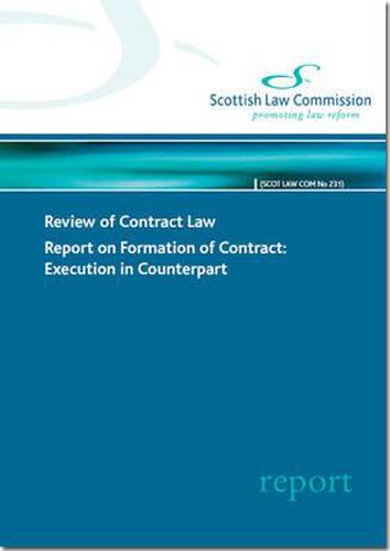 Review of Contract Law: Scottish Law Commission Report #231