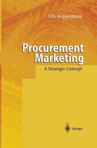 Cover image for Procurement Marketing: A Strategic Concept