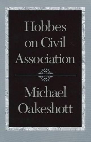 Cover image for Hobbes on Civil Association