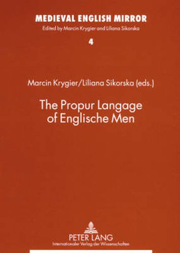 Cover image for The Propur Langage of Englische Men