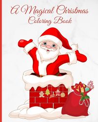 Cover image for A Magical Christmas Coloring Book