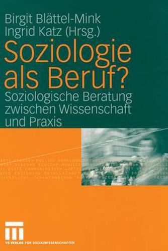 Cover image for Soziologie als Beruf?