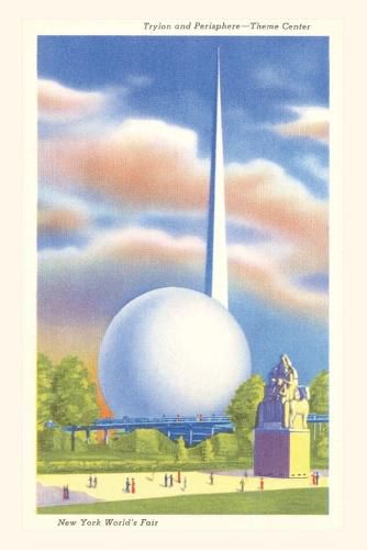 Cover image for Vintage Journal Trylon and Perisphere, New York World's Fair, 1939