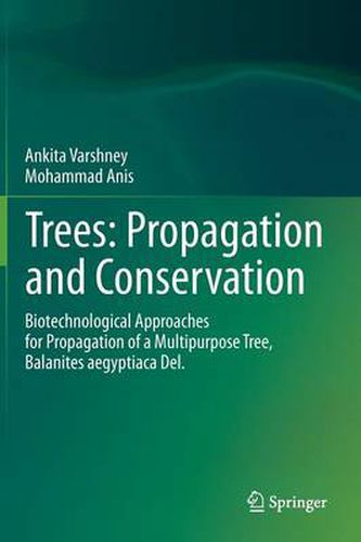 Cover image for Trees: Propagation and Conservation: Biotechnological Approaches for Propagation of a Multipurpose Tree, Balanites aegyptiaca Del.